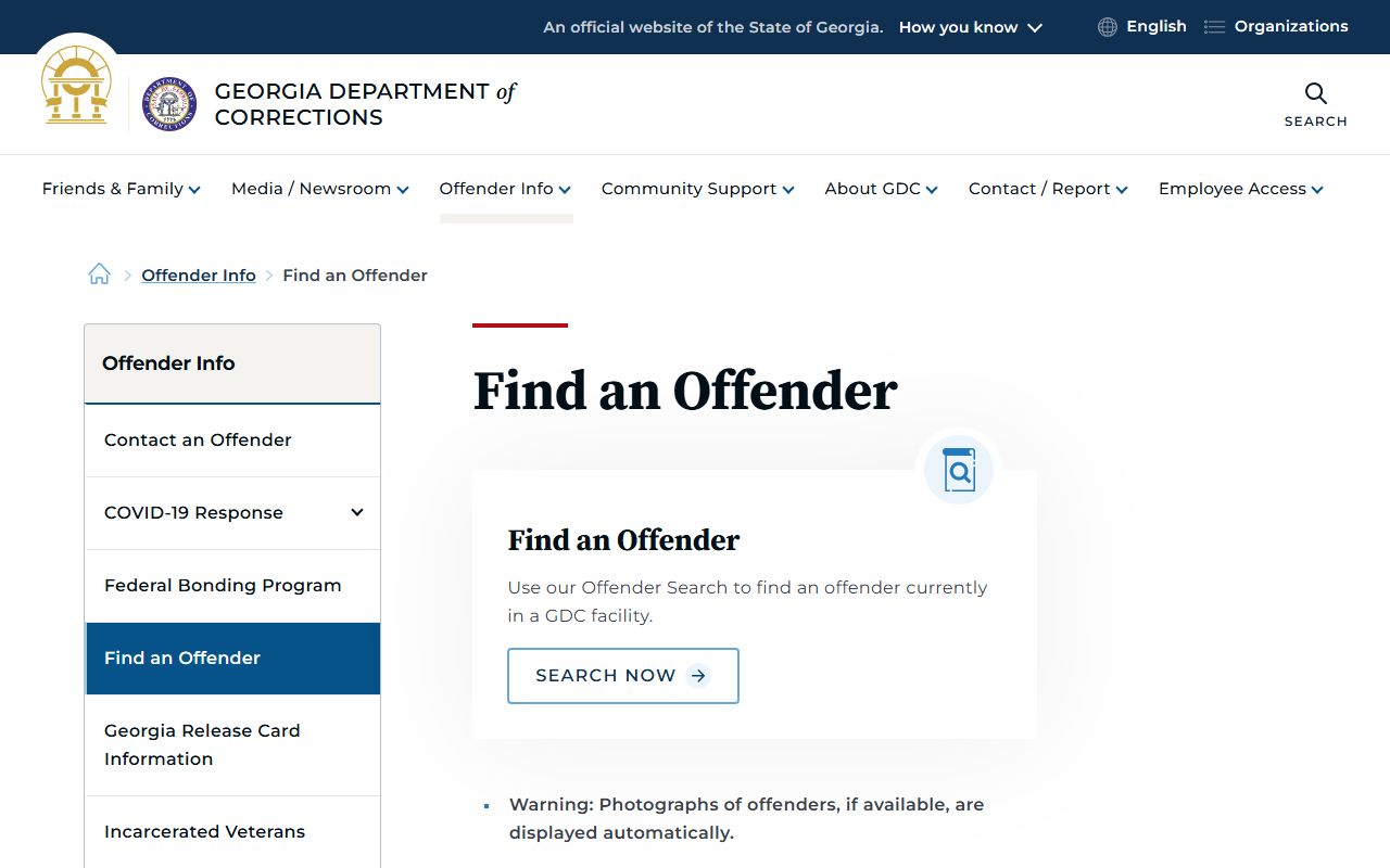 Clayton County arrest records and state offender search route