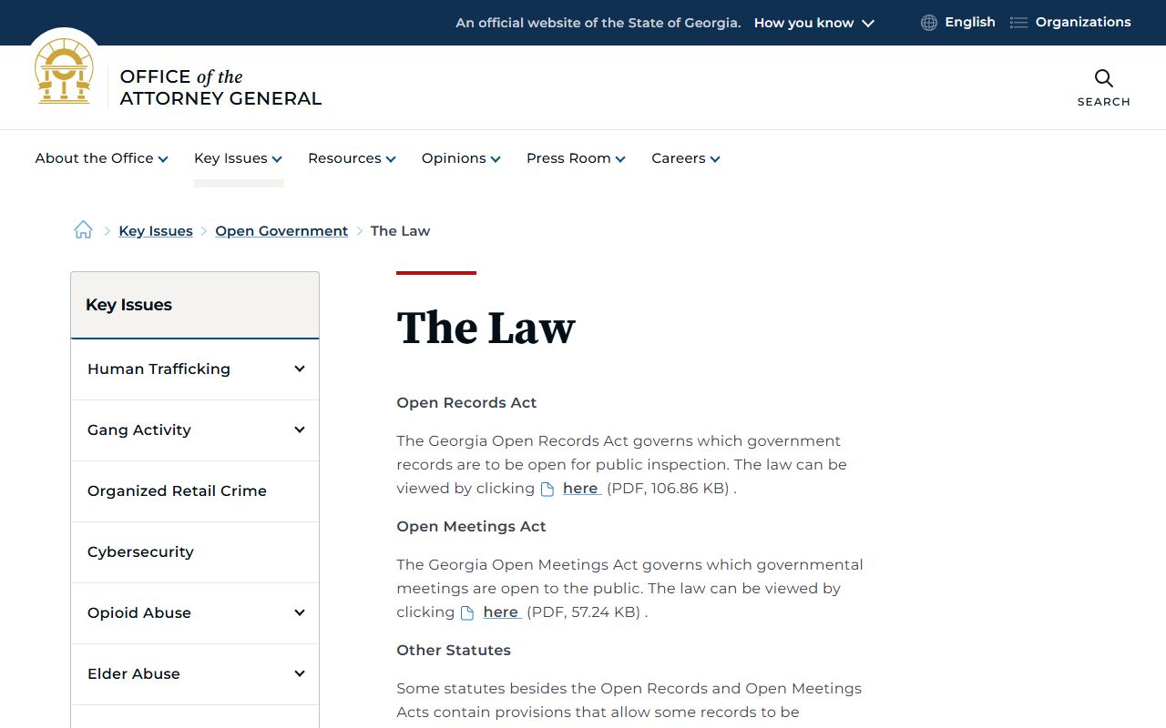 Clayton County warrant records Georgia open government law source